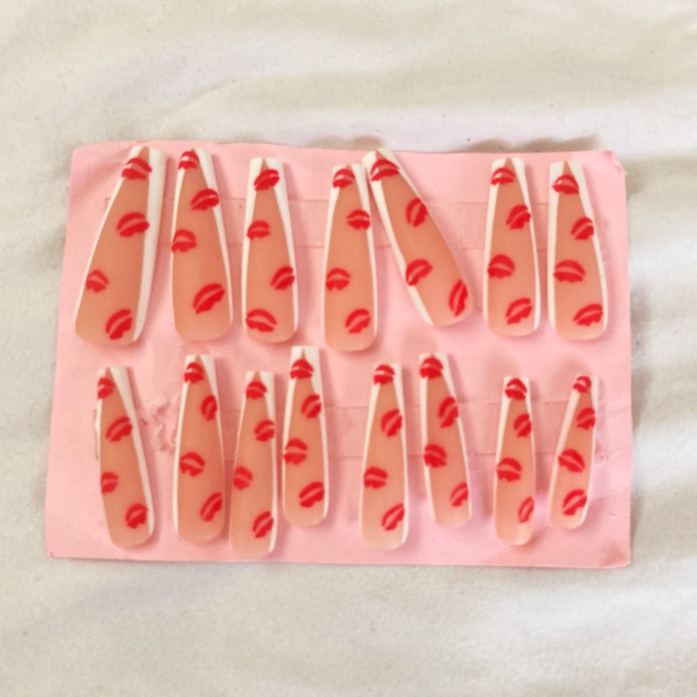 Customized Kiss Acrylics